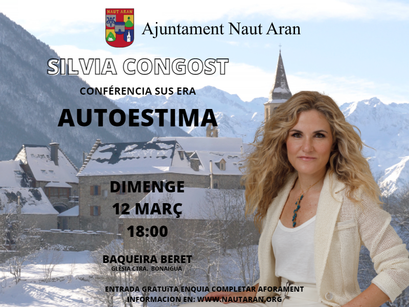Conferéncia sus autoestima eth 12 de març en Naut Aran